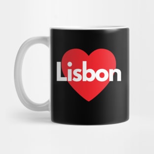 Love Lisbon (Lisboa, with Heart) Mug